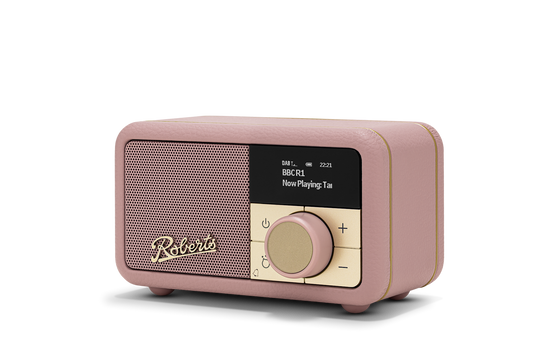 Roberts Revival Petite 2 DAB / DAB+ / FM RDS digital radio, Dusky Pink