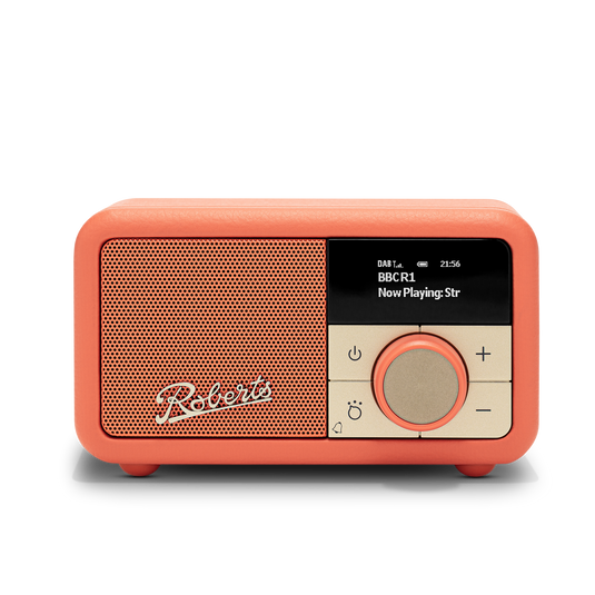 Roberts Revival Petite 2 DAB / DAB+ / FM RDS digital radio, Pop Orange