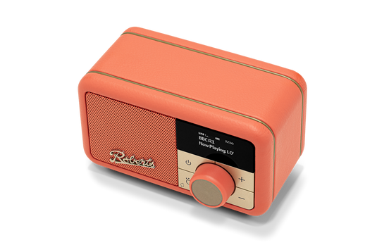 Roberts Revival Petite 2 DAB / DAB+ / FM RDS digital radio, Pop Orange