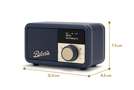 Roberts Revival Petite 2 DAB / DAB+ / FM RDS digital radio, Midnight Blue