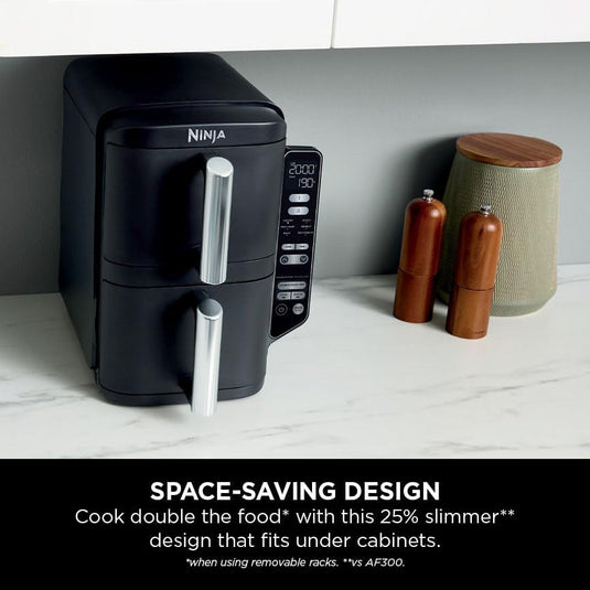 Ninja SL300UK Double Stack 2-Drawer Air Fryer 7.6L