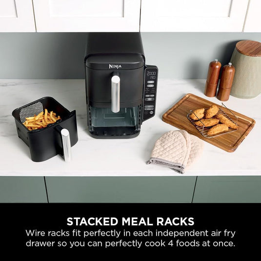 Ninja SL300UK Double Stack 2-Drawer Air Fryer 7.6L