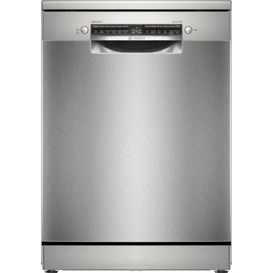 Bosch Series 4, Free-standing dishwasher, 60 cm, Brushed steel