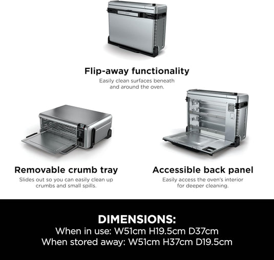 Ninja SP101UK Foodi 8-in-1 Flip Mini Oven