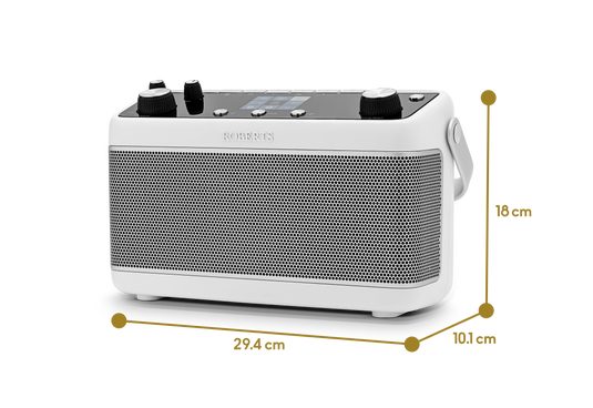 Roberts Stream 219 Stereo Internet / DAB/ DAB+/ FM RDS radio with 60 presets, White