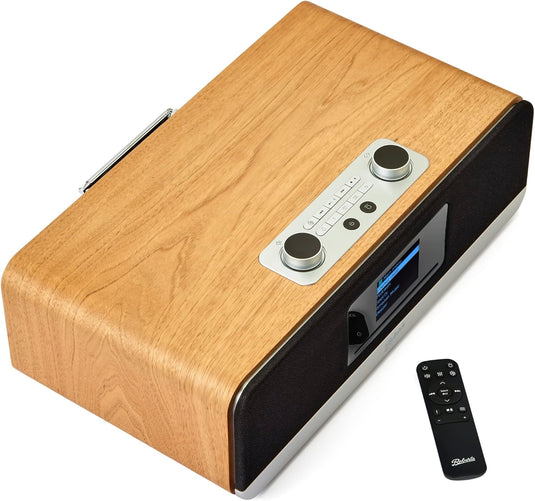 Roberts Radio Stream 67 DAB/DAB+/FM/Bluetooth with Alexa, Wood
