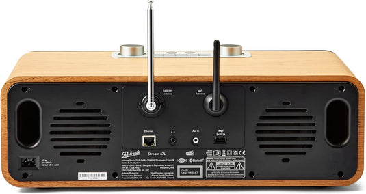 Roberts Radio Stream 67 DAB/DAB+/FM/Bluetooth with Alexa, Wood