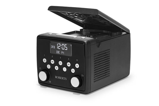 Roberts SOUND49 DAB+/ FM Bedside Radio with CD & Bluetooth, Black