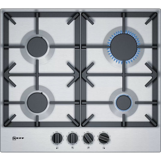 Neff N70, Gas hob, 60 cm, Stainless steel