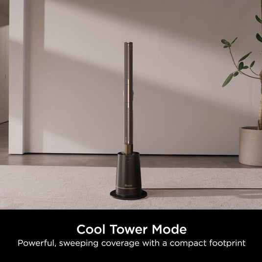Shark TF200SUK TurboBlade High-Speed Multi-Directional Cooling Fan System, Charcoal & Beat Brass