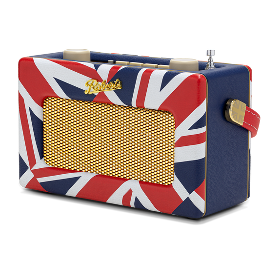 Roberts Revival Uno DAB/DAB+/FM radio with Bluetooth, Union Jack Design (Coronation Edition)