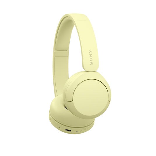 Sony WH-CH520 Wireless Headphones, Yellow