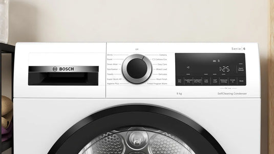 Bosch Series 6, Heat pump tumble dryer, 9 kg