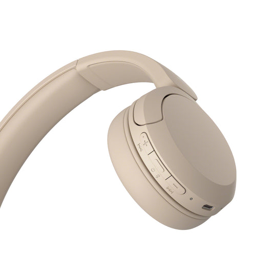 Sony WH-CH520 Wireless Headphones, Beige