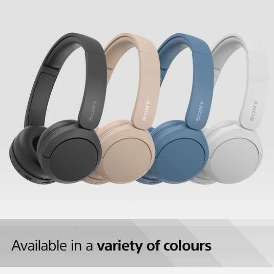 Sony WH-CH520 Wireless Headphones, Beige