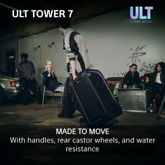 Sony ULT TOWER 7  Wireless Bluetooth Party Speaker, Black