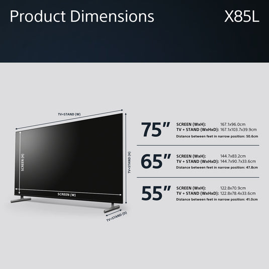 Sony KD-75X85LU 75" X85L 4K HDR Full Array LED TV