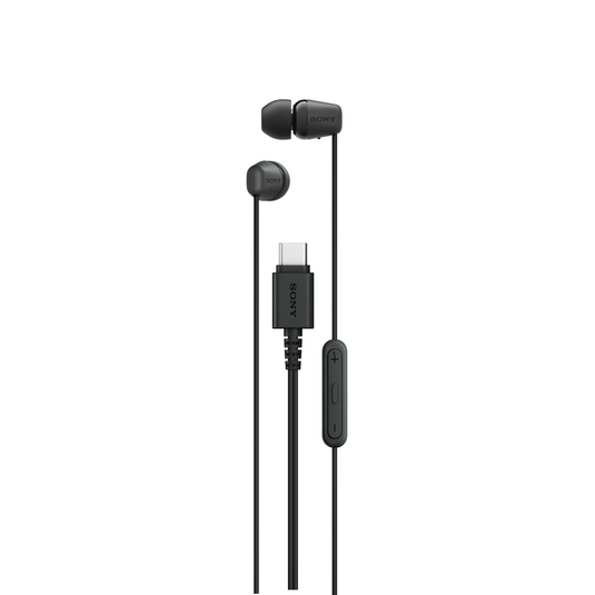 Sony IEREX15C USB-C Wired In-Ear Headphones, Black