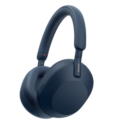 OPEN-BOX RENEWED - Sony WH-1000XM5 Wireless Noise Cancelling Headphones, Midnight Blue