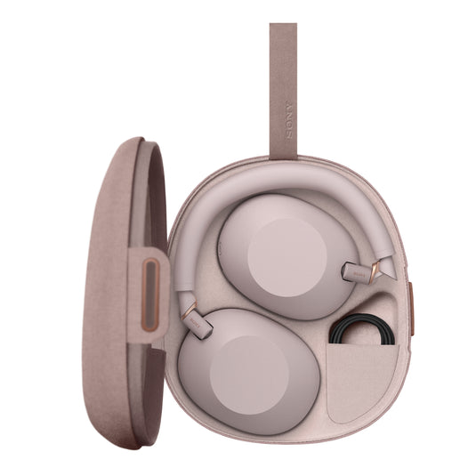 Sony WH-1000XM6 Wireless Noise Cancelling Headphones, Sand Pink