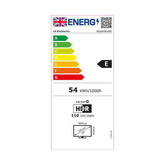 LG 50QNED816RE 50" 4K QNED MiniLED Smart TV