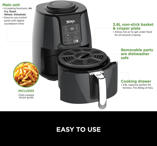 Ninja AF100UK Air Fryer 3.8L