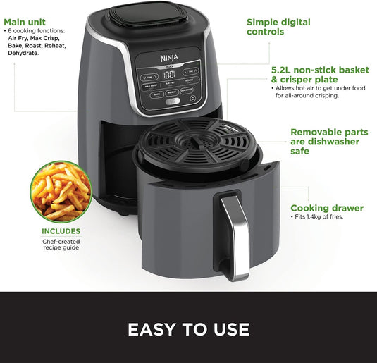 Ninja AF160UK Air Fryer MAX 5.2L