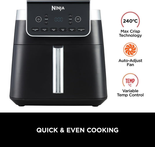 Ninja AF180UK Air Fryer MAX PRO 6.2L