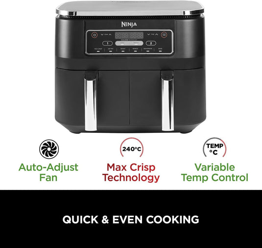 Ninja AF300UK Foodi Dual Zone 7.6L Air Fryer