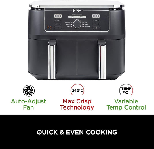 Ninja AF400UK Foodi MAX Dual Zone Air Fryer 9.5L