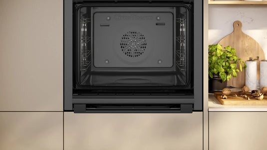 Neff B3ACE4AG3B N50 Built In Electric Single Oven, Graphite