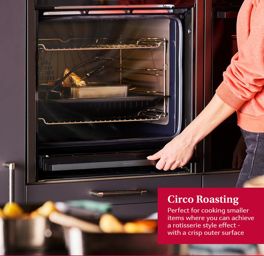 Neff B3ACE4AG3B N50 Built In Electric Single Oven, Graphite