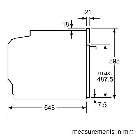 Neff N70, Built-in oven, 60 x 60 cm, Graphite-Grey