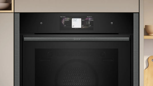 Neff N90, Built-in oven with added steam function, 60 x 60 cm, Graphite-Grey