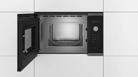 Bosch Series 4, Built-in microwave oven, Stainless steel