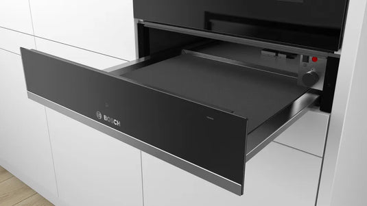 Bosch Series 6, Built-in warming drawer, 60 x 14 cm, Stainless steel