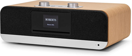 Roberts BluTune 300L DAB/DAB+/FM RDS/Bluetooth/CD/USB, Cherry Wood