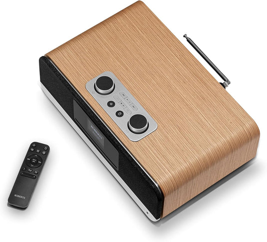 Roberts BluTune 300L DAB/DAB+/FM RDS/Bluetooth/CD/USB, Cherry Wood