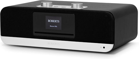 Roberts BluTune 300L DAB/DAB+/FM RDS/Bluetooth/CD/USB, Black