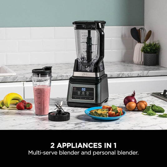 Ninja BN750UK 2-in-1 Blender with Auto-IQ