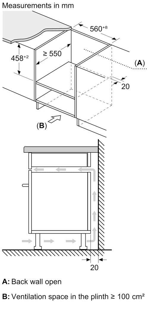 Neff N50, Built-in warming drawer, 60 x 14 cm, Graphite-Grey