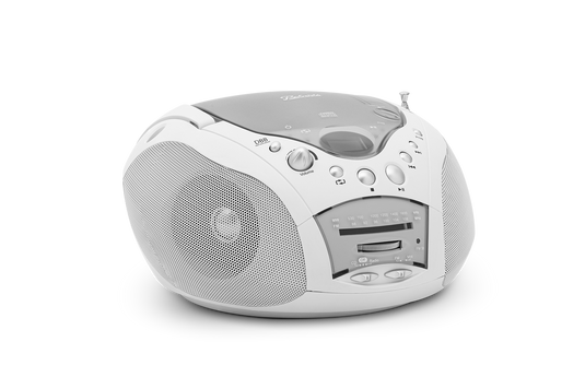 OPEN-BOX RENEWED - Roberts CD9959 Swallow LW/MW/FM Radio CD Player, White