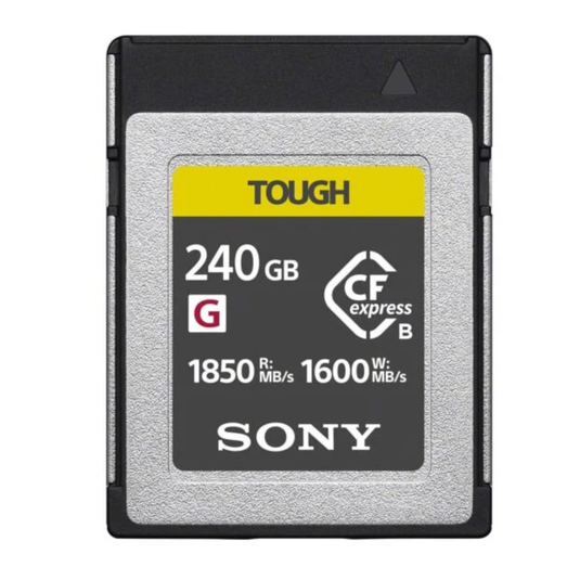 Sony CEB-G240T 240GB CEB-G Series CFexpress Type B Memory Card