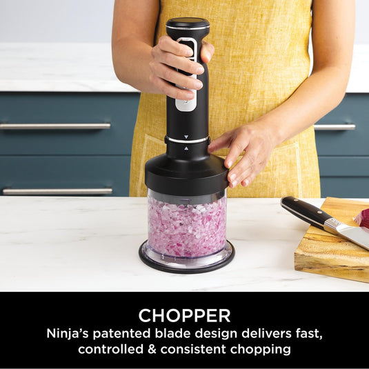 Ninja CI100UK Foodi 3-in-1 Hand Blender, Mixer & Chopper