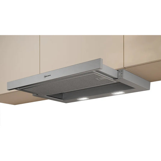 Neff N50, Telescopic cooker hood, 60 cm, Silver metallic