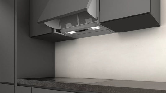 Neff N30, Integrated cooker hood, 60 cm, Silver