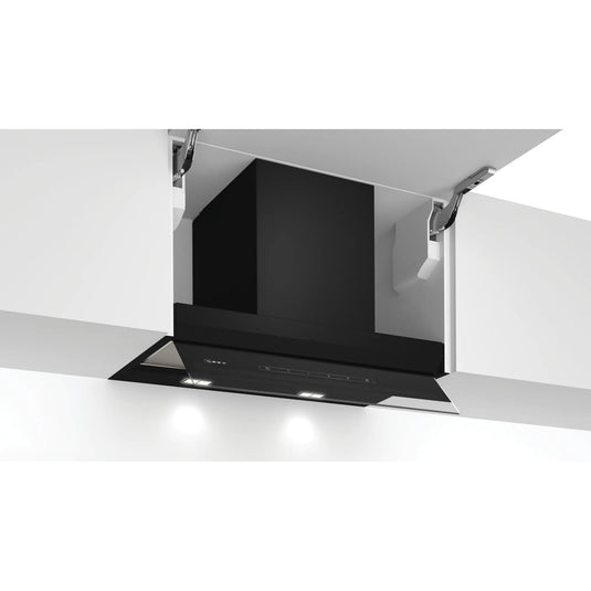 Neff N70, Integrated Design Hood, 60 cm, clear glass black printed