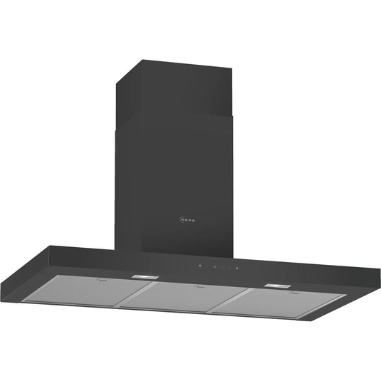 Neff N50, Wall-mounted cooker hood, 90 cm, Black