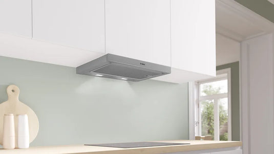 Bosch Series 4, Telescopic cooker hood, 60 cm, Silver metallic