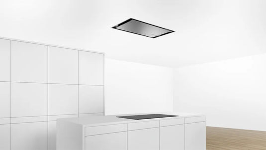 Bosch Series 6, Ceiling cooker hood, 90 cm, Stainless steel